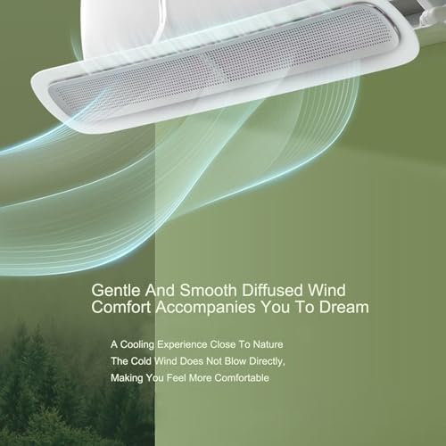 Air Conditioning Deflector,Adjustable Air Conditioner Wings,Anti-Direct Inflation for Air Conditioning, Easy Installation Adjustable Air Windshield Cooled Baffle for Air Conditioning