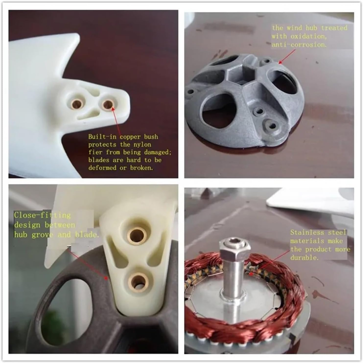 Wind Turbines, Promotion Generador 800w Wind for Turbine Generator 12v/24/48v Low Wind Speed Starting Wind Turbines(3 Blades_48V)