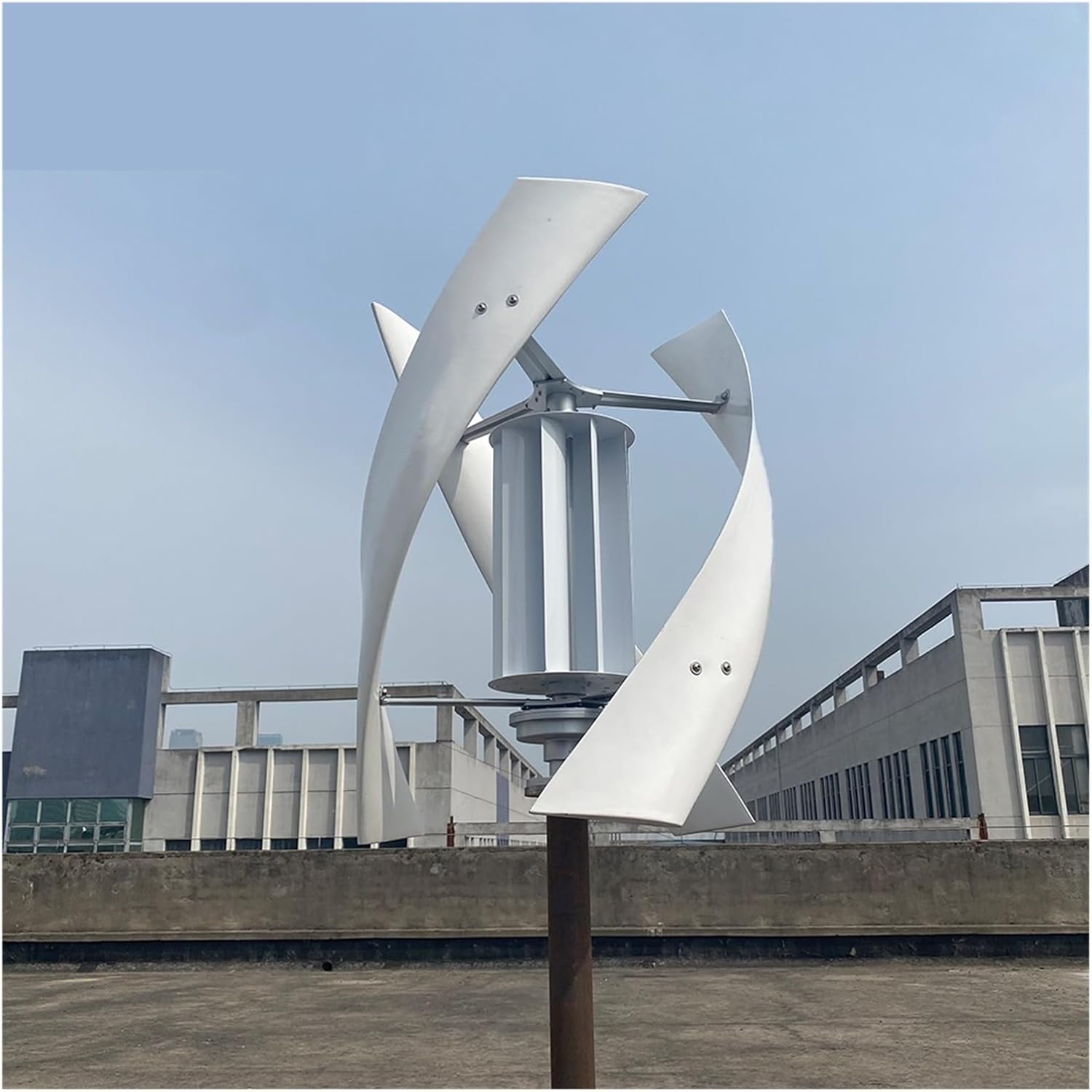 Wind Turbines, Vertical Axis Maglev Wind Turbine Generator 1000w 24v 48v 3 Blades Free Energy for Homeuse Windmills Low RPM(48V)
