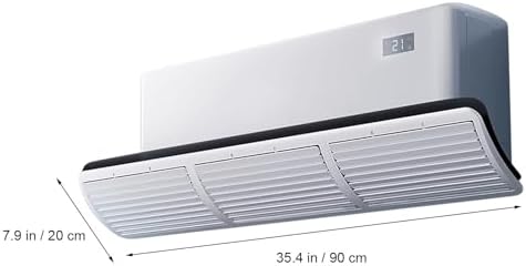 Air Conditioner Deflector, 360° Free Adjustment for Air Conditioner Windshield, Window AC Deflector of Activated Carbon