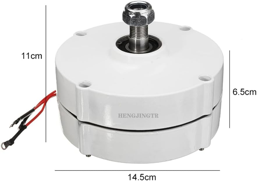 3000W Low RPM Stable Permanent Magnet Alternator AC 220V 12V 24V 48V 3 Phase Efficient Wind Power Generator Kit for Wind Water Turbine (with Base)﻿