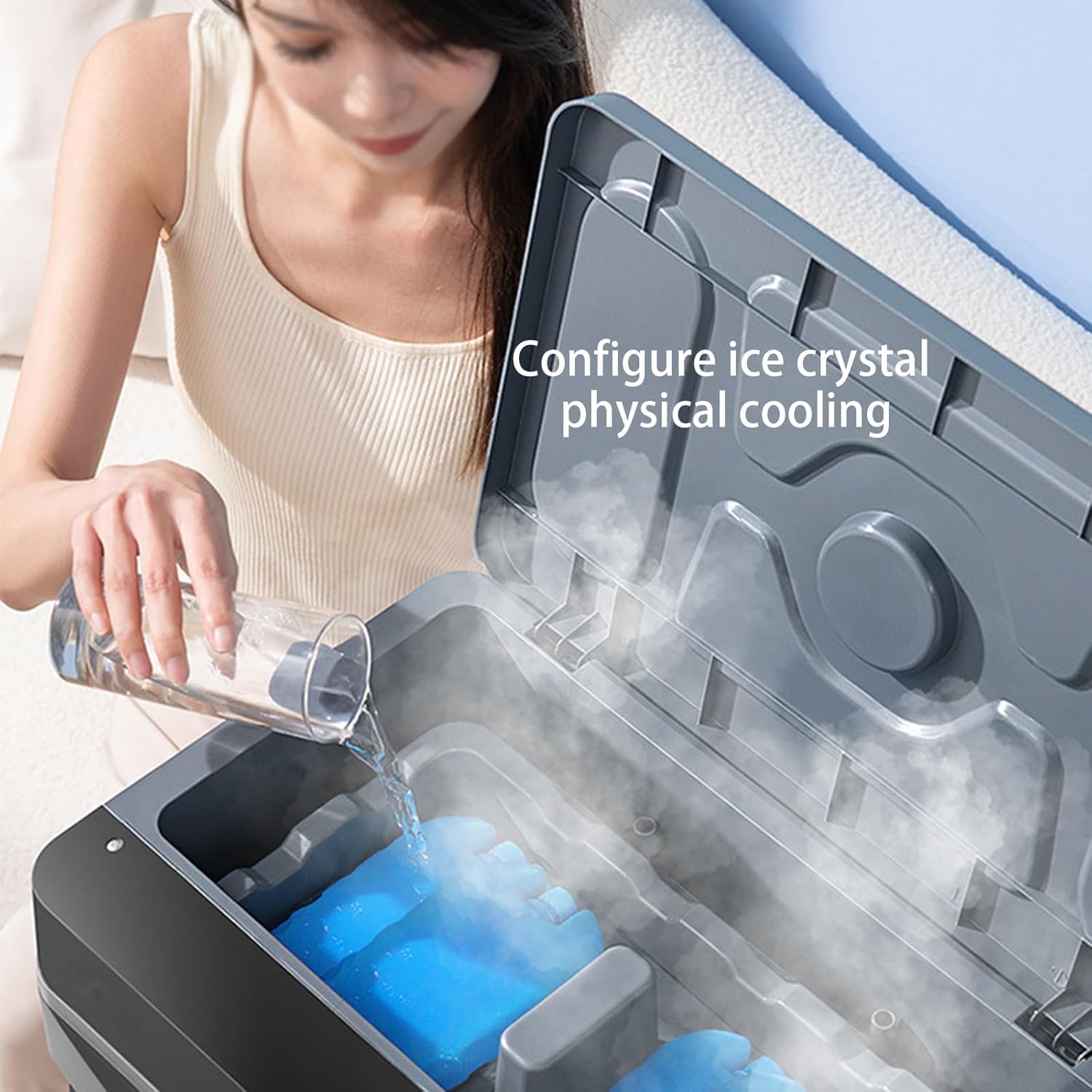 Portable Air Conditioners, 3-in-1 AC Unit with Water Tank and 12Hrs Timer, Evaporative Air Cooler for Room Factory Office(49 * 34 * 100cm)