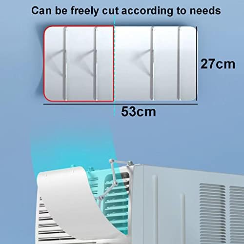 Window Ac Unit Air Deflector,Air Conditioner Wind Deflector,Ac Vent Deflector,Could Be Cut Freely,Fits Most Window Air Conditioners