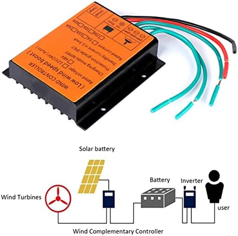 8000W MPPT Wind Turbine Charge Controller - 12V/24V/48V Waterproof Voltage Boost Regulator, 10A/40A Low Wind Speed System for Efficient Energy Harvesting