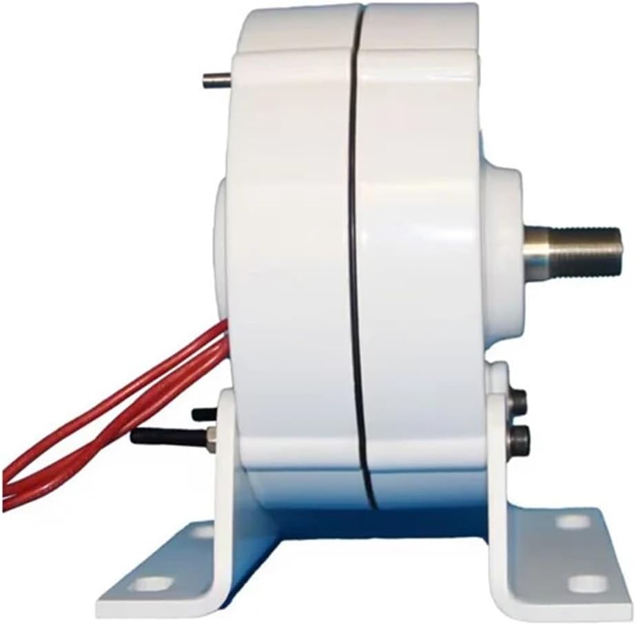 Wind Turbine Generator Kit 6000W 12V 24V 48V Permanent Magnet Generator Low Resistance for Wind Turbine DIY with Base Industrial Energy(Double Shaft,12V_5000W)