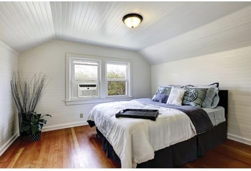 Frigidaire 6,000 BTU Window Air Conditioner & Dehumidifier, 115V, Cools up to 250 Sq. Ft. for Apartment, Dorm Room & Small/Medium Rooms, with Remote Control, Programmable Timer, and Sleep Mode, White