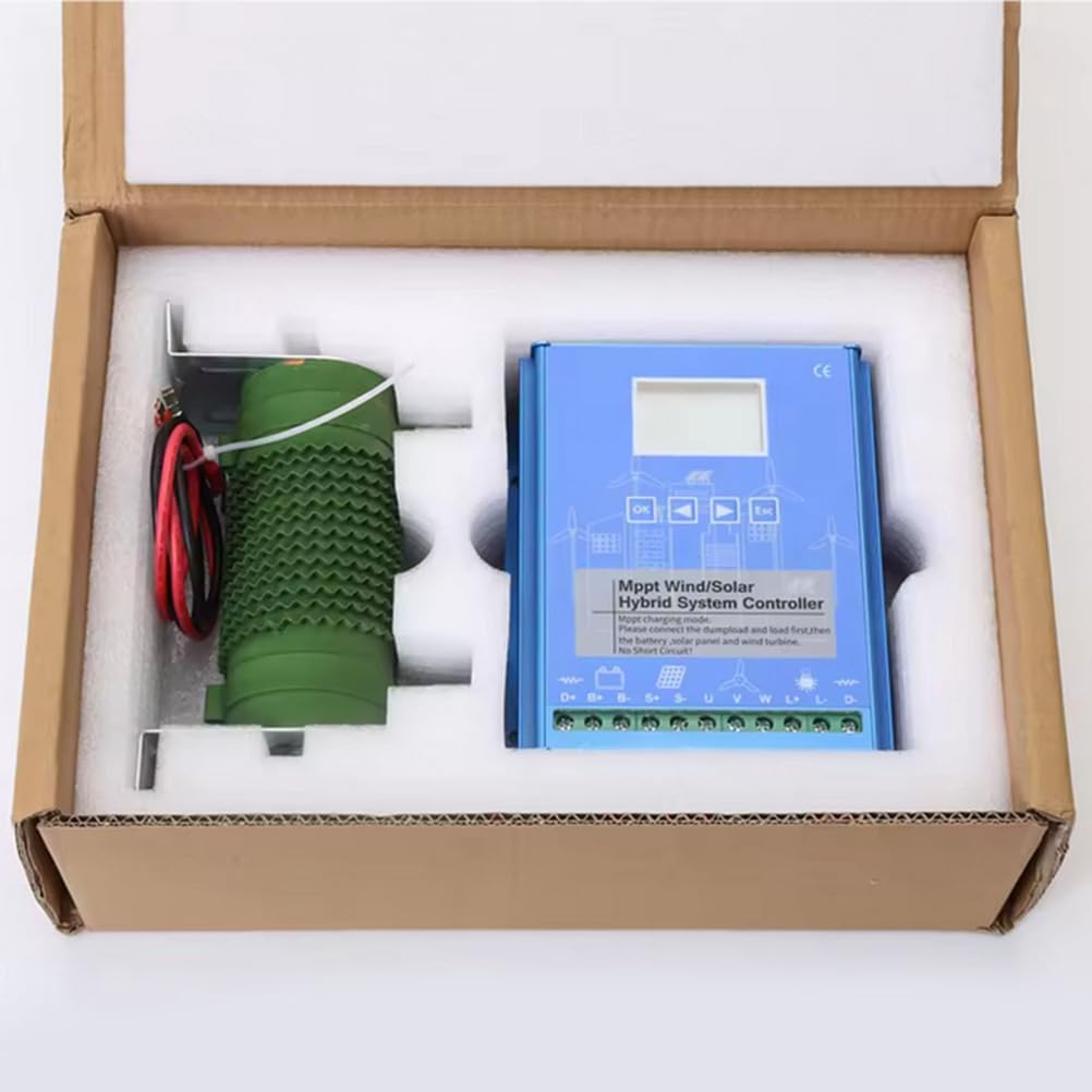 24V,HYZHANHONG 3000W Double MPPT Wind Energy Hybrid System Charge Solar Controller 12V 24V 48V Auto Regulator Home Use Windmill Generator