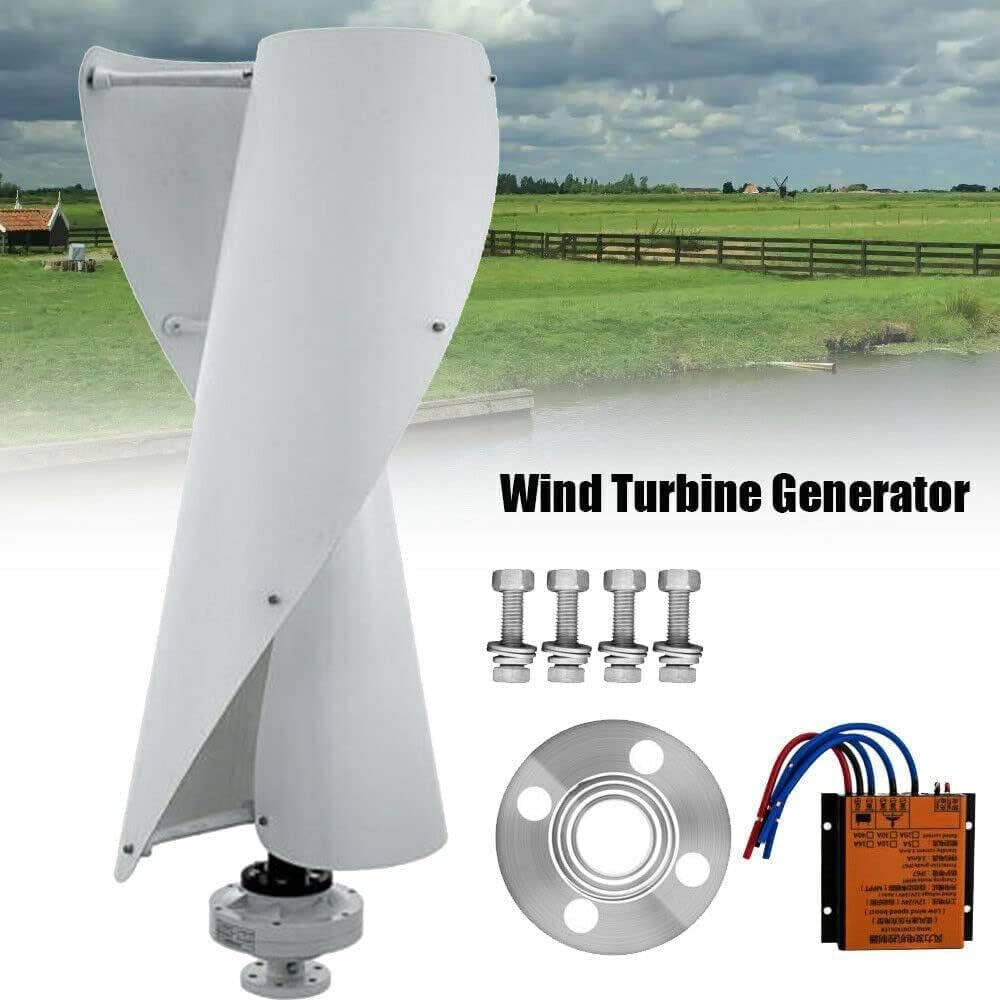 400W Vertical Wind Turbine Kit, Helix Magnetic Levitation, Portable 12V Wind Generator with Controller, Ideal for Off-Grid Energy Solutions, Eco-Friendly Power System