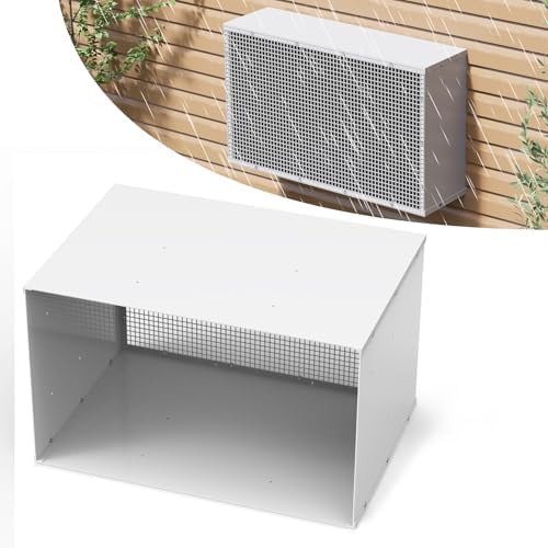 Flehomo Through The Wall Air Conditioner Sleeve, Universal Wall Sleeve Fits Most 26 Inch Through The Wall Air Conditioners, TTW AC Wall Sleeve with Ventilation Mesh Screen