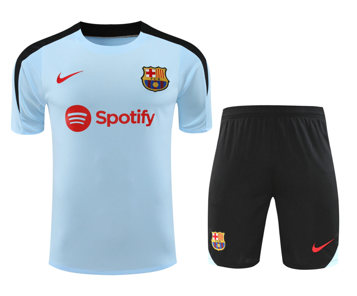 Conjunto de calentamiento FC Barcelona azul cielo - NewNow