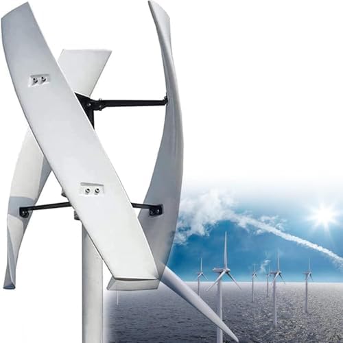 20000W Silent Vertical Wind Turbine Generator Kit, MPPT Controller for 12V/24V/48V/220V, Magnetic Levitation Design for Home & Street Lighting Solutions