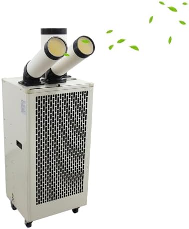 220V Industrial Air Conditioner 780m³/h Spot Cooler Commercial Portable Mobile Air Conditioner, 15400BTU/H 2100W