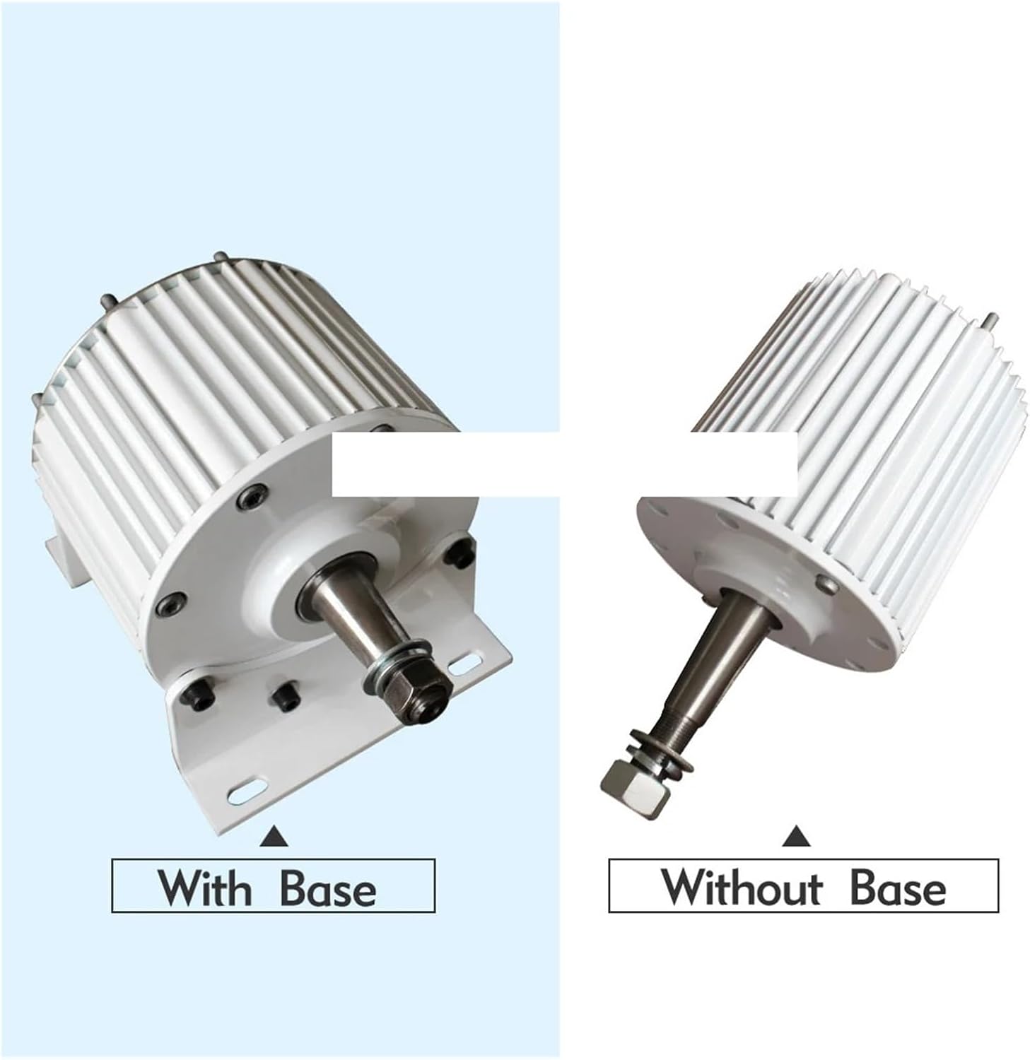 Wind Turbine Generator Kit Low Speed Three-Phase Permanent Magnet Generator 3KW 5KW 48V 96V for Wind Power and Water Conservancy Industrial Energy(with Base,220_5KW)