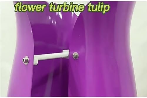 5KW Vertical Axis Wind Turbine 12V 24V 48V - Purple Breeze Start Wind & Solar Hybrid Power Generation System for Eco-Friendly Energy Solutions