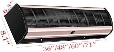 Air Curtain Machine, Commercial Silent Air Curtain Machine, 60