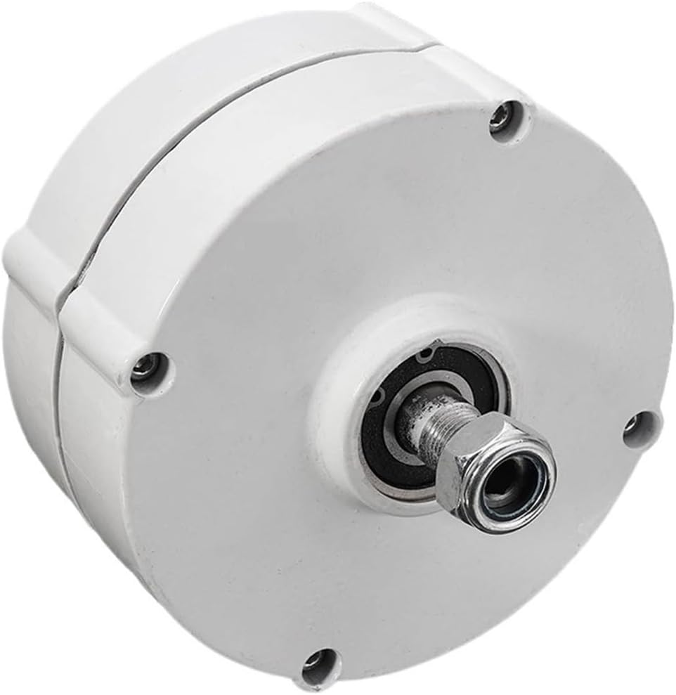 Wind Turbines, Nerators 400W Low Speed 12V 24V 3 Phase Arless Permanent Magnet AC Alternators for Wind Water Turbine for Home Use(WB,Double Shaft_24V)