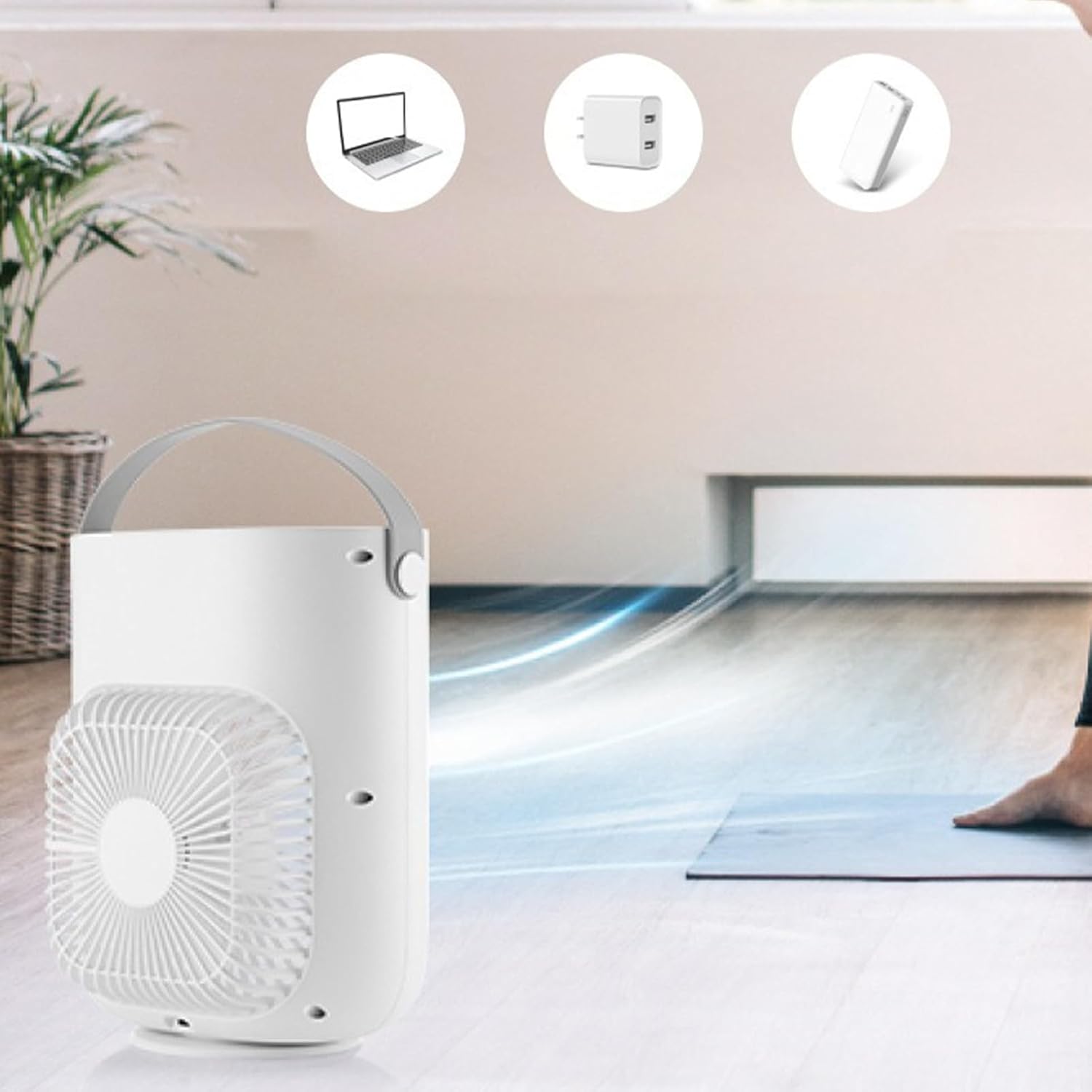 Portable Air Conditioners, Mini Air Conditioner 900ML 3 Speeds Low Noise Cooling Humidifying USB Portable Air Cooler For Home