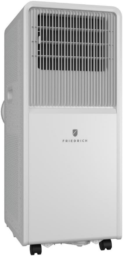 Friedrich ZCP08SB 8K BTU ZoneAire Portable and Compact Single Hose 3-in-1 Air Conditioner, Dehumidifier and Fan