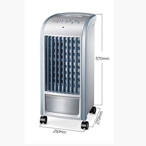 Portable Air Conditioner Fan Office Remote Control Bladeless Space Air Coolers,Ultra- Quiet Single Cool For Bedroom Air Conditioning Unit, house Water- Cooled Portable Cold Air Fan Blue