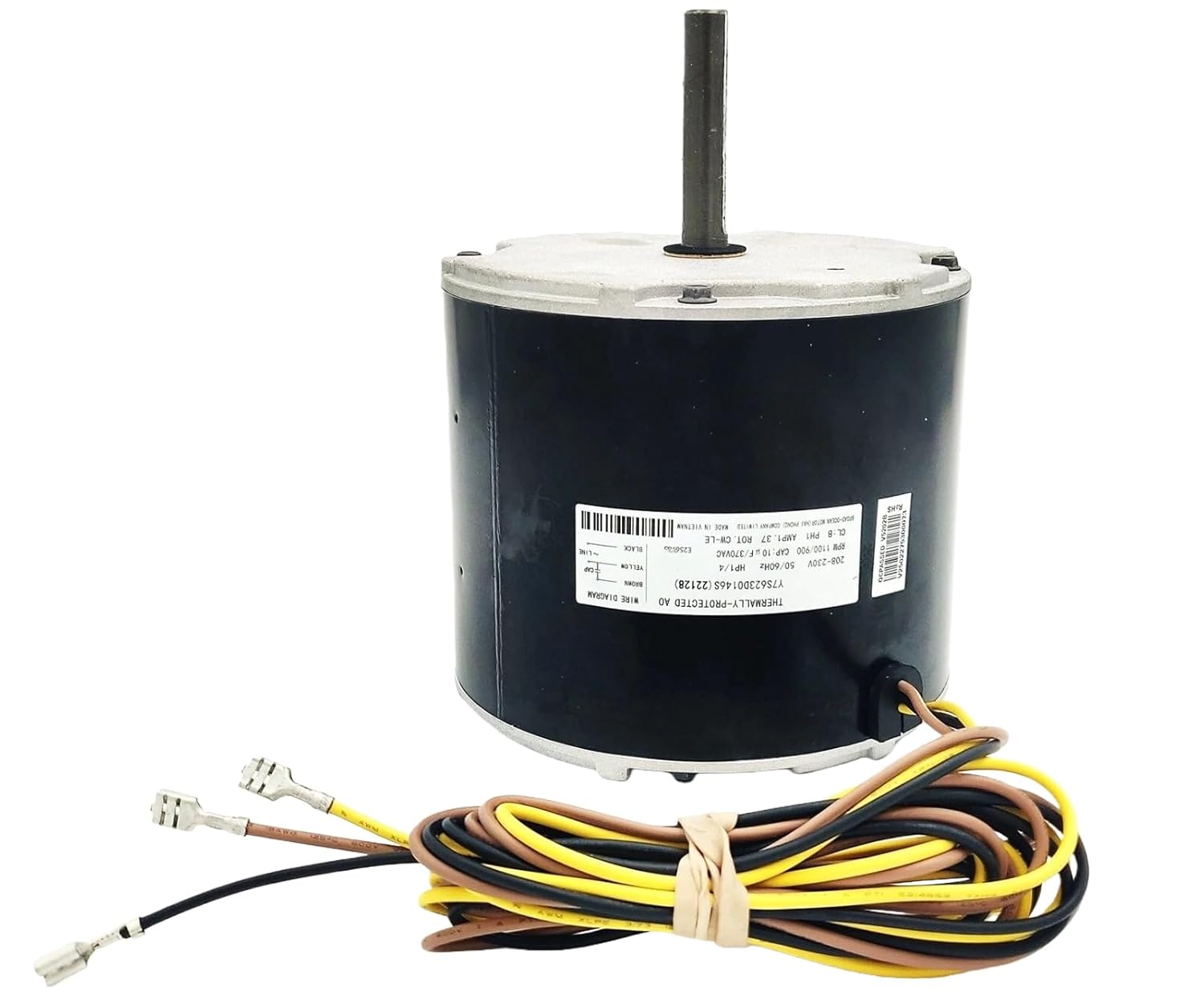 5KCP39HGWB04S Condenser Fan Motor - for GENTEQ HVAC Systems Heating Cooling and Air - Replacement Fan Motor - 1/4 HP 208/230V 1-Phase 50/60HZ