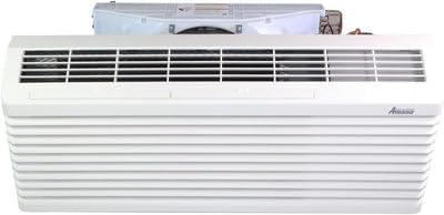 J-Series PTAC Model PTC123J35AXXX- 12000 BTU 3.5 Kw Wall Mounted Air Conditioner and Heater Combo for Hotel, Motel, Apartment, Sunroom, and Garage. PHWT-A200, WS900QW, & SGK01B.