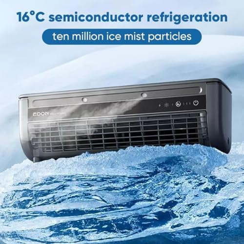 Portable Wireless Wall Mounted Air Conditioner|Upgraded 3 Wind Modes for Fast Cooling|20W 6000mAh AC with Remote Control|10 dB Quiet for Home,Bedroom,Kitchen (Gray)