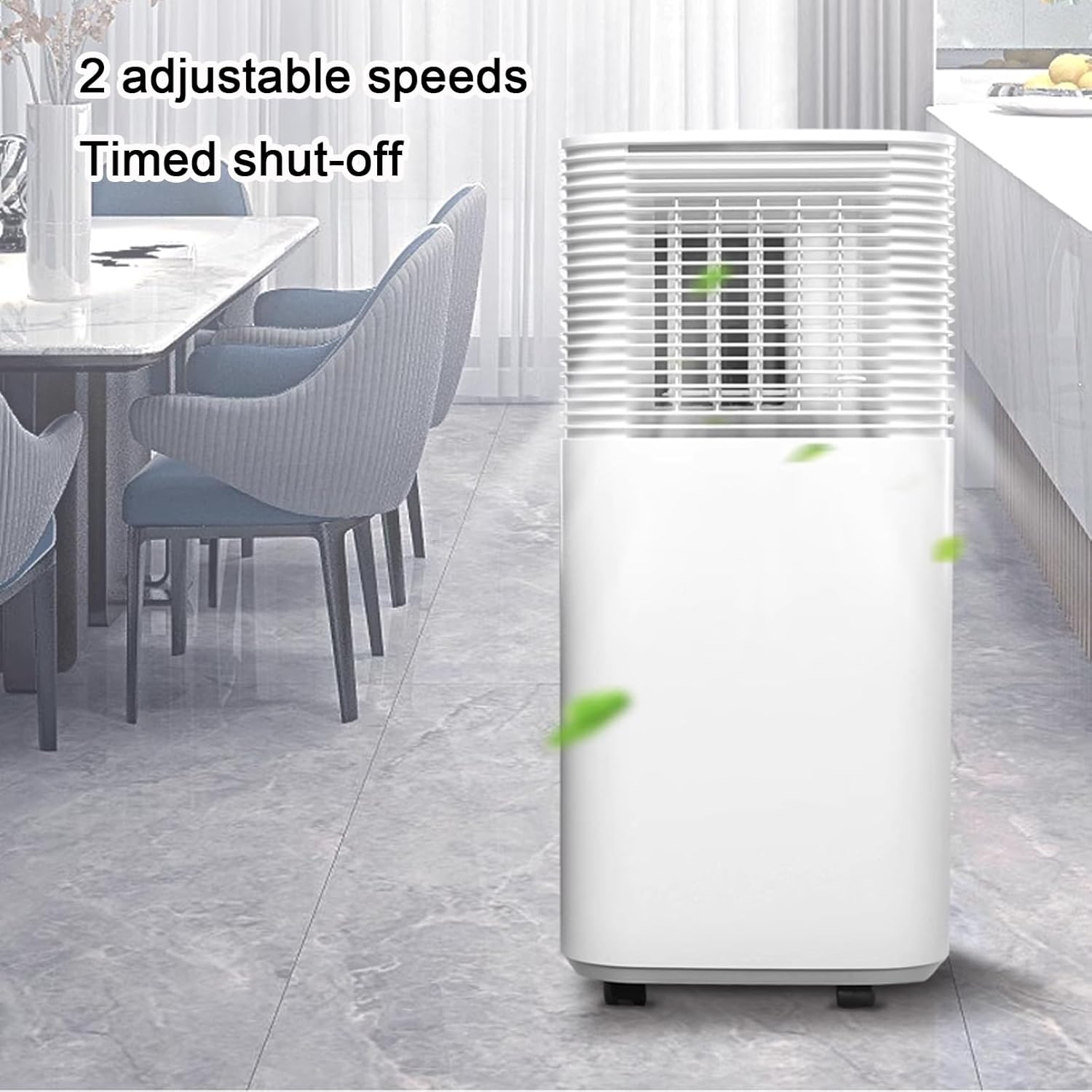 10000 BTU Portable Air Conditioners for Bedrooms with Dehumidification Remote Control 2 Speeds and Timer for Room Office Small Spaces, 220V