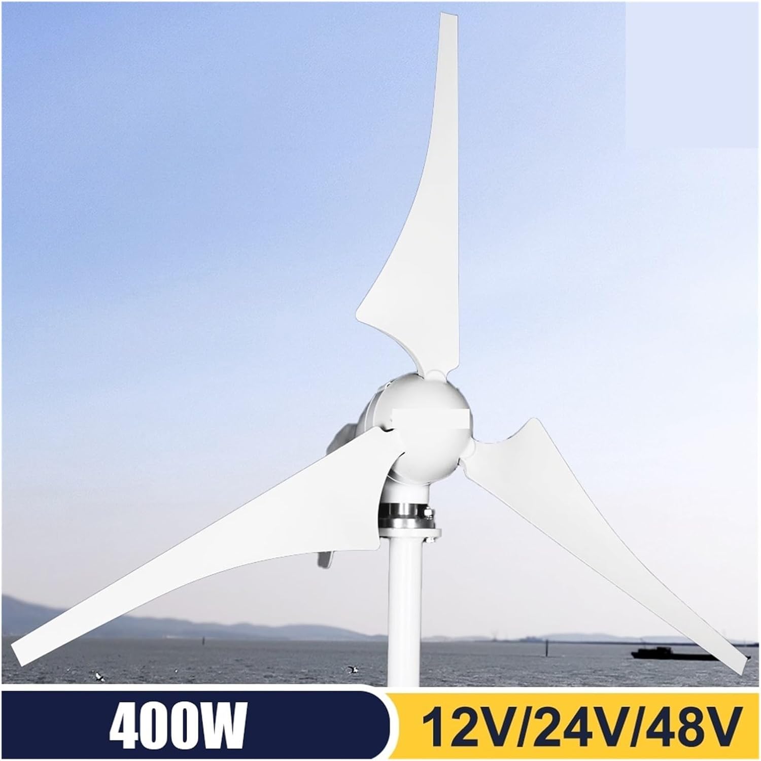 Wind Turbine Generator 400W with MPPT/Charge Controller Small Wind Generator Home Use Windmill RV Yacht Farm Industrial Energy(12V)
