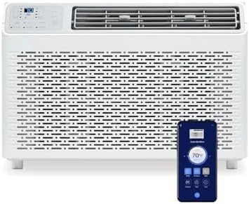 ULTRA HYPER HEAT 10,000 BTU Window Air Conditioner, Smart Cooling for Rooms up to 450 Sq.Ft, Mobile App Control, Quiet Operation, 3-in-1 Function with Cooling, Fan & Dehumidifier