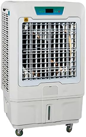 Portable Swamp Cooler, Ductless Air Conditioner with 120°Oscillation, 3 Wind Speed, 4 Ice Packs, Evaporative Air Cooler for Outdoor Indoor