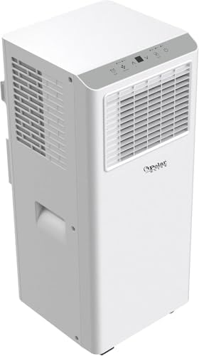 Memorex Polar Elite Portable Air Conditioner, 10,000 BTU ASHRAE (6,000 BTU DOE), Cools Up to 250 Sq. Ft., with Cool, Fan, Dry Modes, Full Function Remote Control Window Kit & 2-Year Warranty