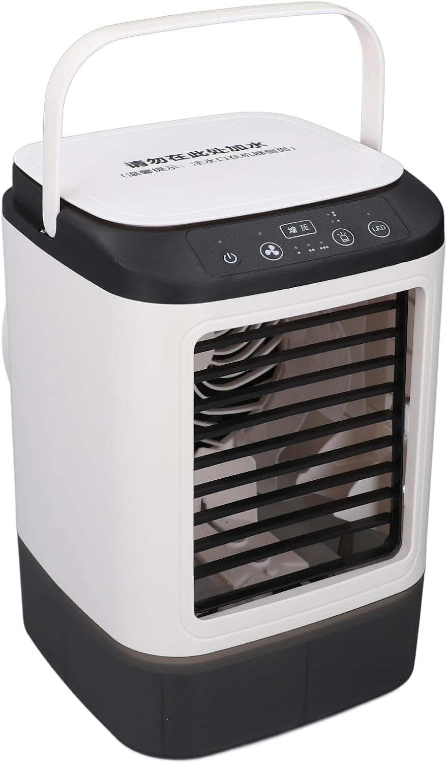 Portable Air Conditioner with 900ML Tank 7 Colors LED Evaporative Air Cooler 2 Levels Humidifier 3 Speeds Cooling Fan for Bedroom Office