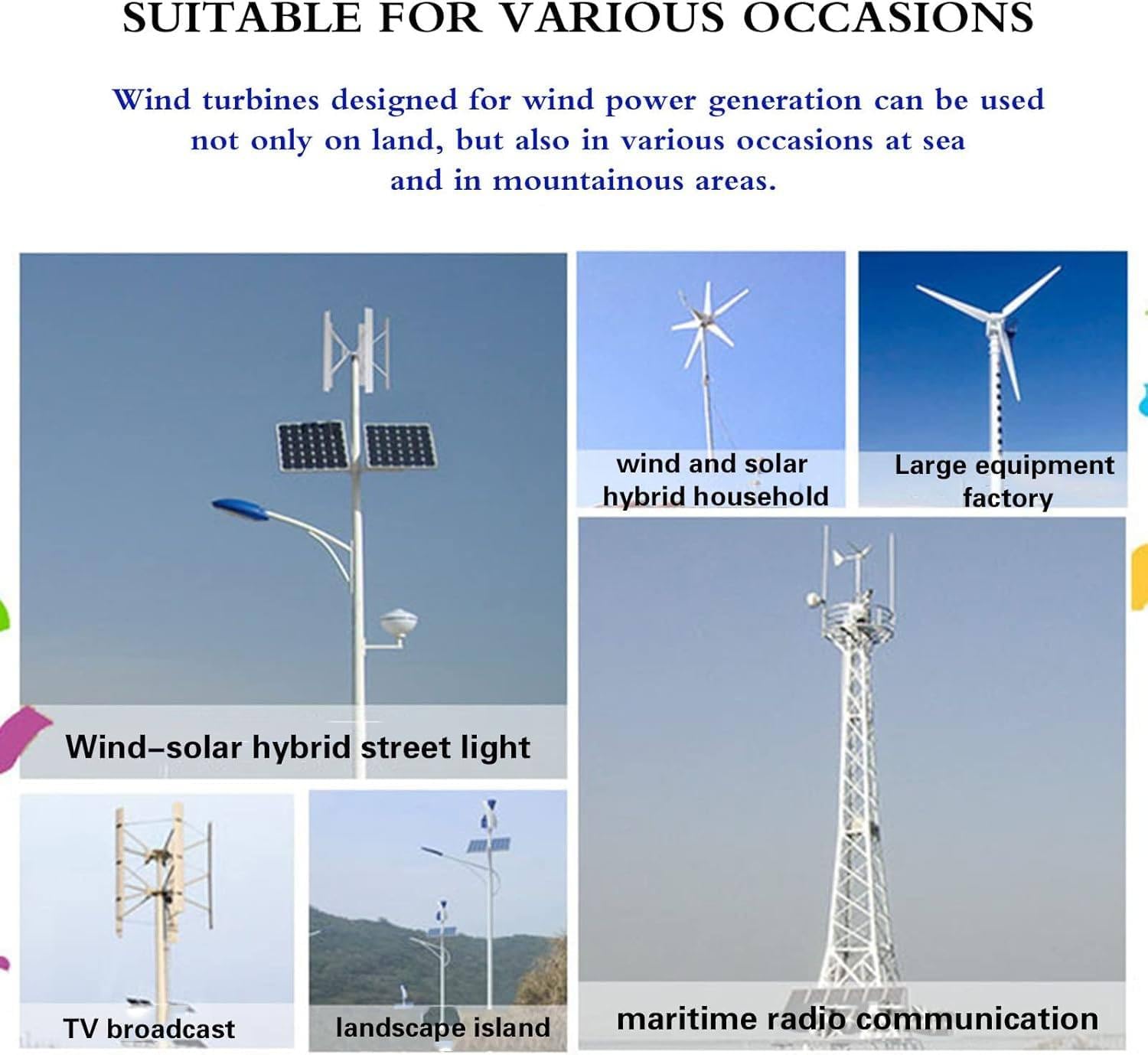 12v/24v/48v Mppt Boost Charging Multifunctional Wind Solar Controller,Digital Intelligent Regulator,Wind Generator,Mppt Charge Boost Controller 48V-6000W