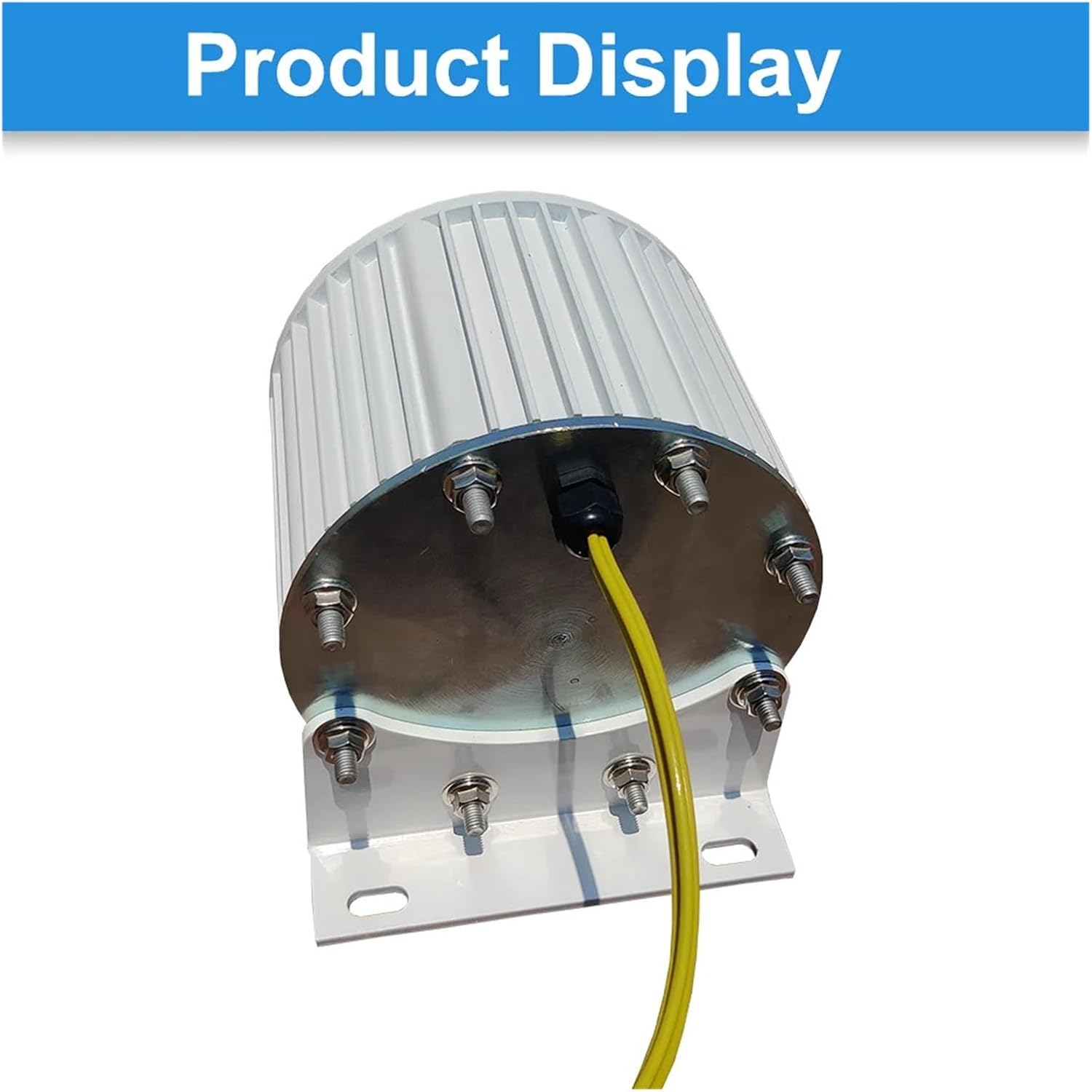 5KW 6KW 8KW Permanent Magnet Generator 24V 48V 96V Three-Phase Power Generators Low RPM for Windmill Water Turbine Industrial Energy(Without Base,120V_8KW)