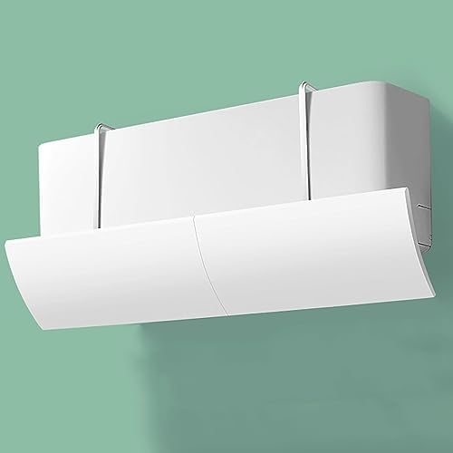 Air Conditioner Baffle Wind Deflector Angle Adjustable Air Conditioner Deflector Helps Cooling/Heating Air Circulation