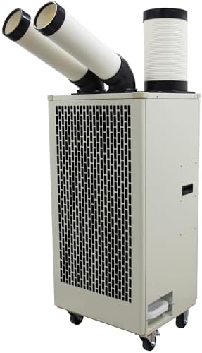 Industrial Air Conditioner Outdoor Indoor Spot Mobile Air Cooler 780m³/h Commercial Aircon with Two Outlet Tubes 220V