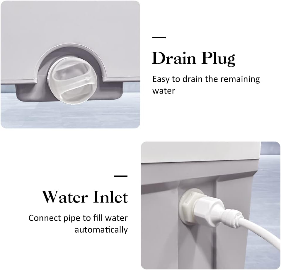 LifePlus Evaporative Air Cooler, 1800CFM Windowless Air Conditioner Portable for Large Room Commercial Garage Outdoor, 3 In 1 Swamp Cooler with Remote Control, 4 Ice Packs, 12H Timer, 5.3 Gallon