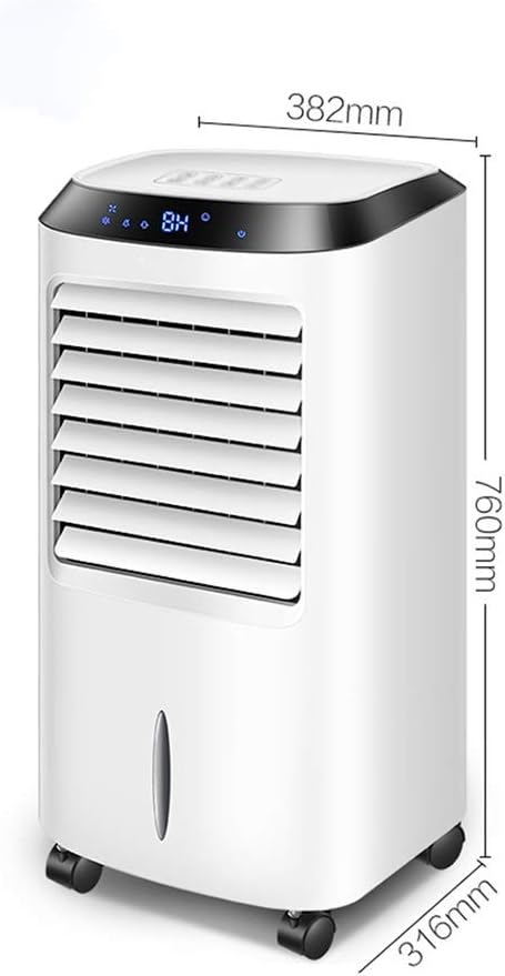Portable Air Conditioner Fan Portable Air Cooler, Misting Evaporative Humidifier With Remote Control Air Conditioner Fan And Bladeless Noiseless Fan, For Office, Dorm, Room(Free Ice Tray)