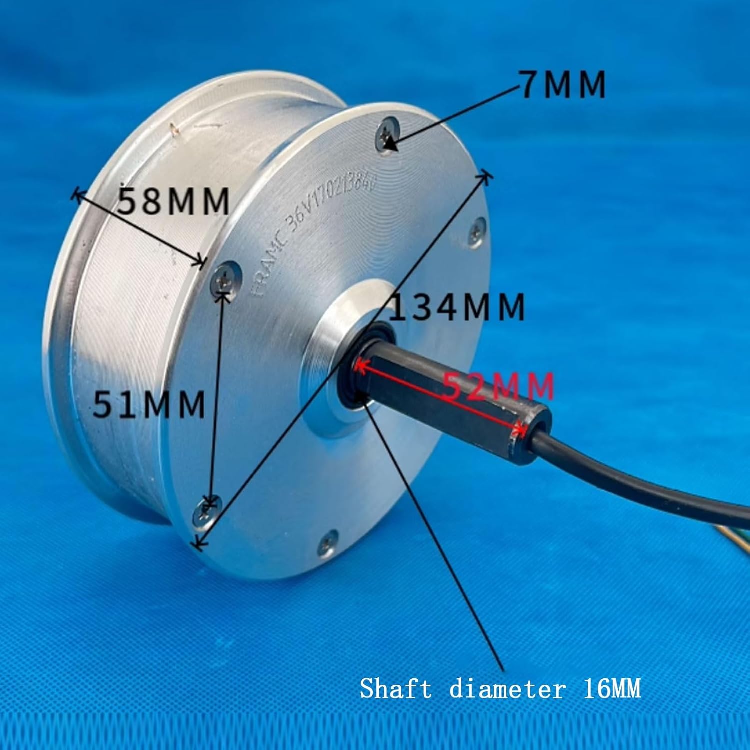 1-250W Outer Rotor 3-Phase AC Wind Turbine Generator, 1-36V DIY Low-Speed All-Aluminum Alloy with Voltage Regulator & Rectifier for Renewable Energy Solutions