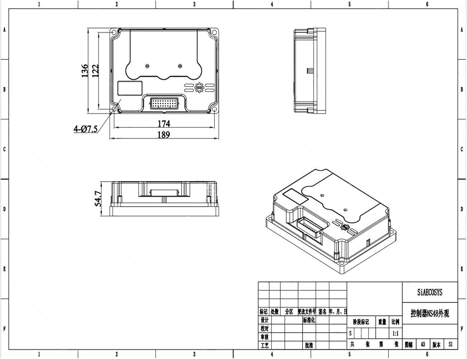 FarDriver Controller ND72890 E-Motorcycle Controller 890A 450A Programmable Controller with USB Cable for Motor for
