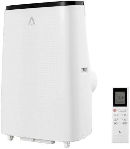 14000 BTUs Portable Air Conditioner 3-in-1 Cooling, Dehumidifier, Fan, Sleep Mode, 24H Timer, and Window Kit for Large Rooms up to 750 Sq. Ft