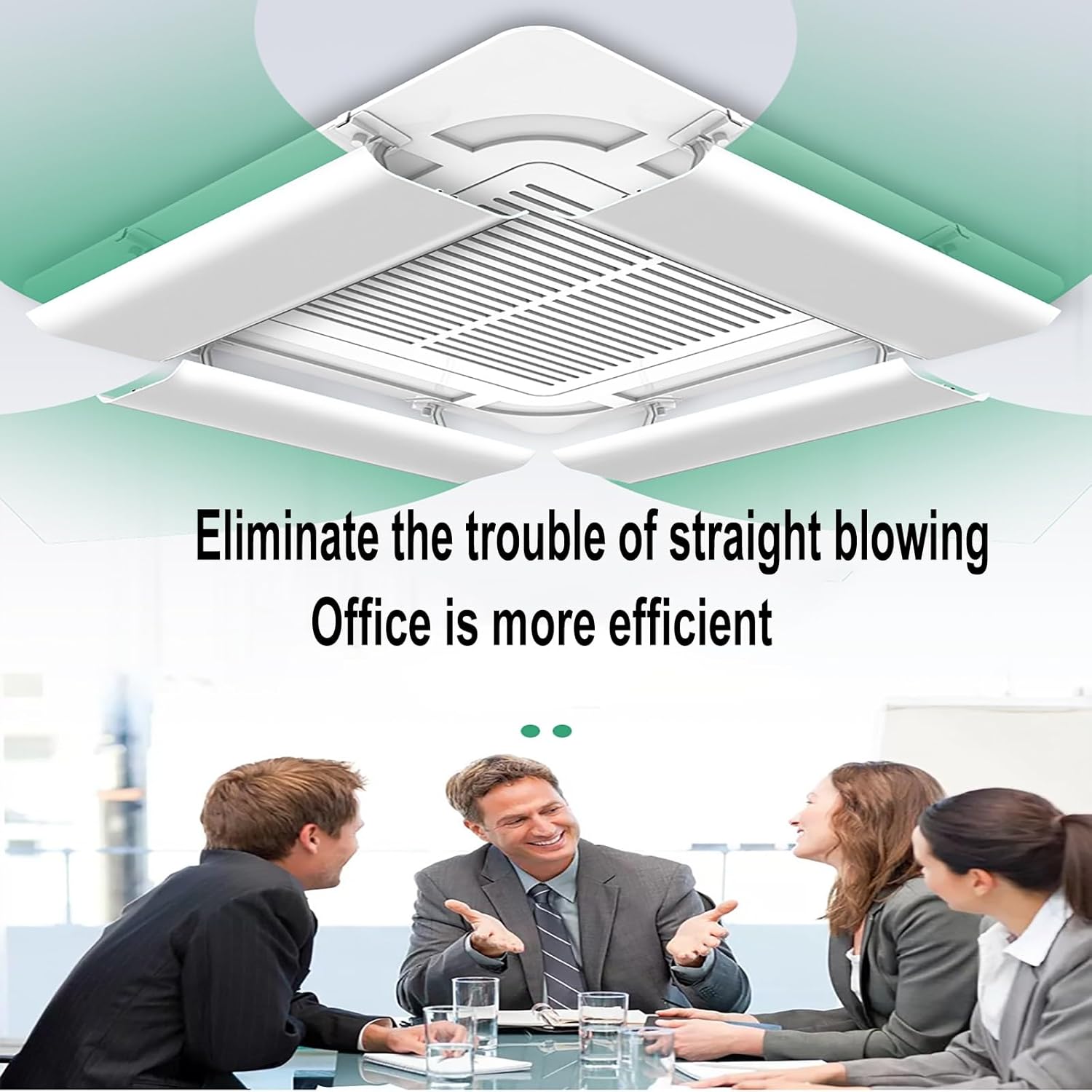 Ceiling Air Conditioner Deflector,Vent Deflector,Air Deflector,Windshield,Air Conditioning Baffle,for Central Air Conditioner'S Register and Grille