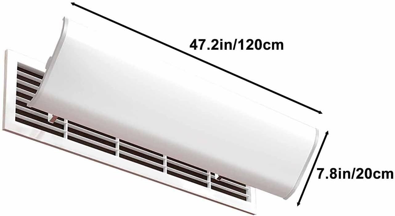 Adjustable Air Deflector, Air Conditioner Windshield for Central AC, Air Conditioning Windshield, for Living Rooms and Bedrooms