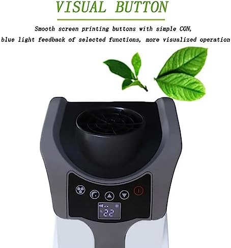 Camping Air Conditioner, Mini Tent Air Cooler with Three Adjustable Wind Speeds, 650W Low Power Consumption, Support Solar Charging, Low Noise and Easy to Carry, for RV, Car and Fishing