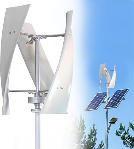 20000W Vertical Wind Turbine Generator Kit - Compact 12V/24V/48V Windmill for Home/RV/Marine, Sleek Design, High Efficiency Renewable Energy Solution