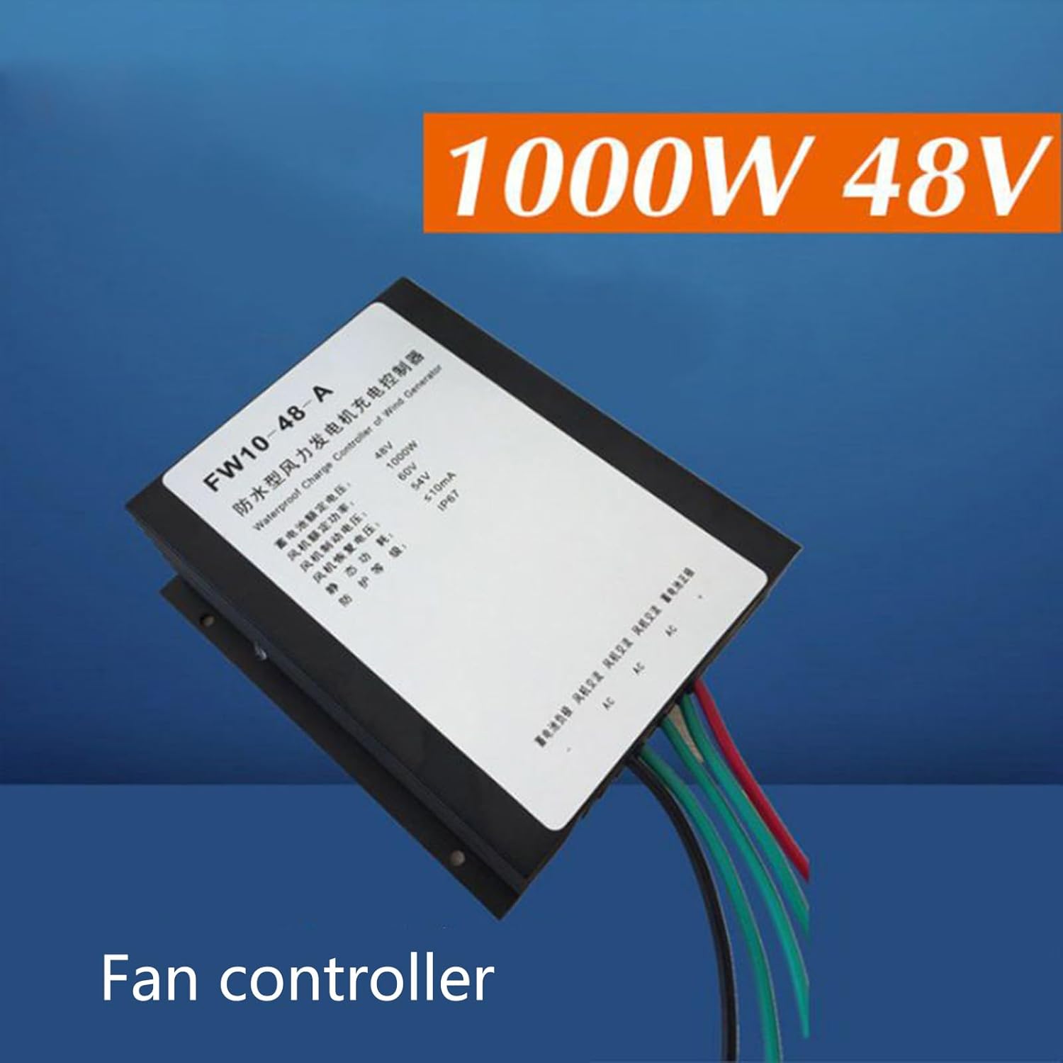 Aluminum Alloy Wind Controller 1000W 48V Generator Controller Power Management for Residential Use