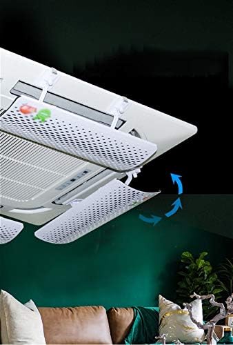 Air conditioner windshield 1PC Air Conditioner Cover Air Conditioning Wind Deflector Central Air Conditioning Prevent Wind Deflector Blowing Direct Deflector