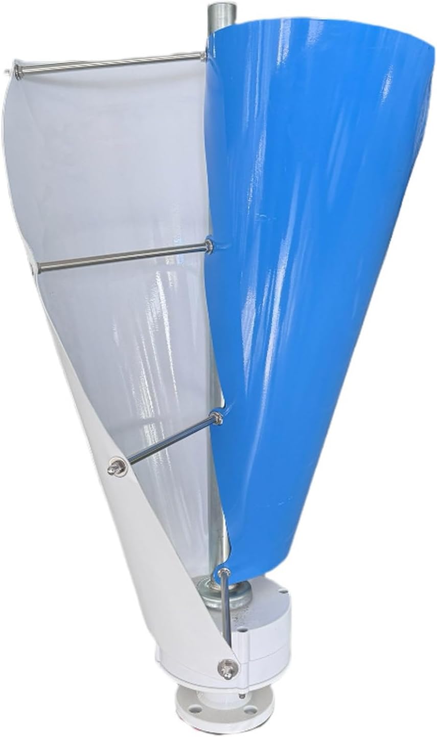 100w Spiral Wind Turbine Generator, Small Wind Turbine Generator with Vertical Axis for Engineering, Breeze Start Suitable for Home, Outdoor Engineering Wind Turbine Generator, 12v Voltage