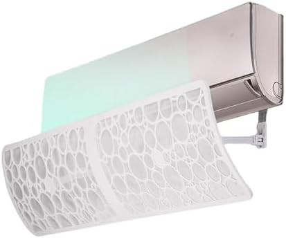 Bottom-mounted Air Vent Deflector, Universal Adjustable Air Conditioner Deflector, Air Deflector for Wall-mounted Air Conditioner