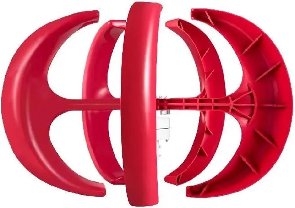 Vertical Axis Wind Turbine Generator 12V 100W/400W/600W tive Energy Generator Small Windmill with Controller Industrial Energy(100W)